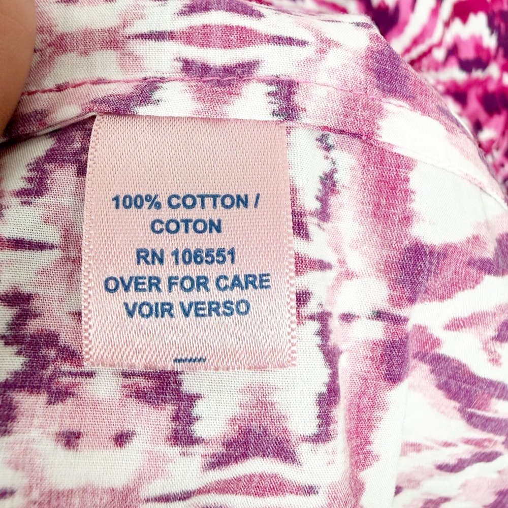 Calypso St Barth Brigitte Batik Magenta Print Maxi Dress Medium - Picture 12 of 16